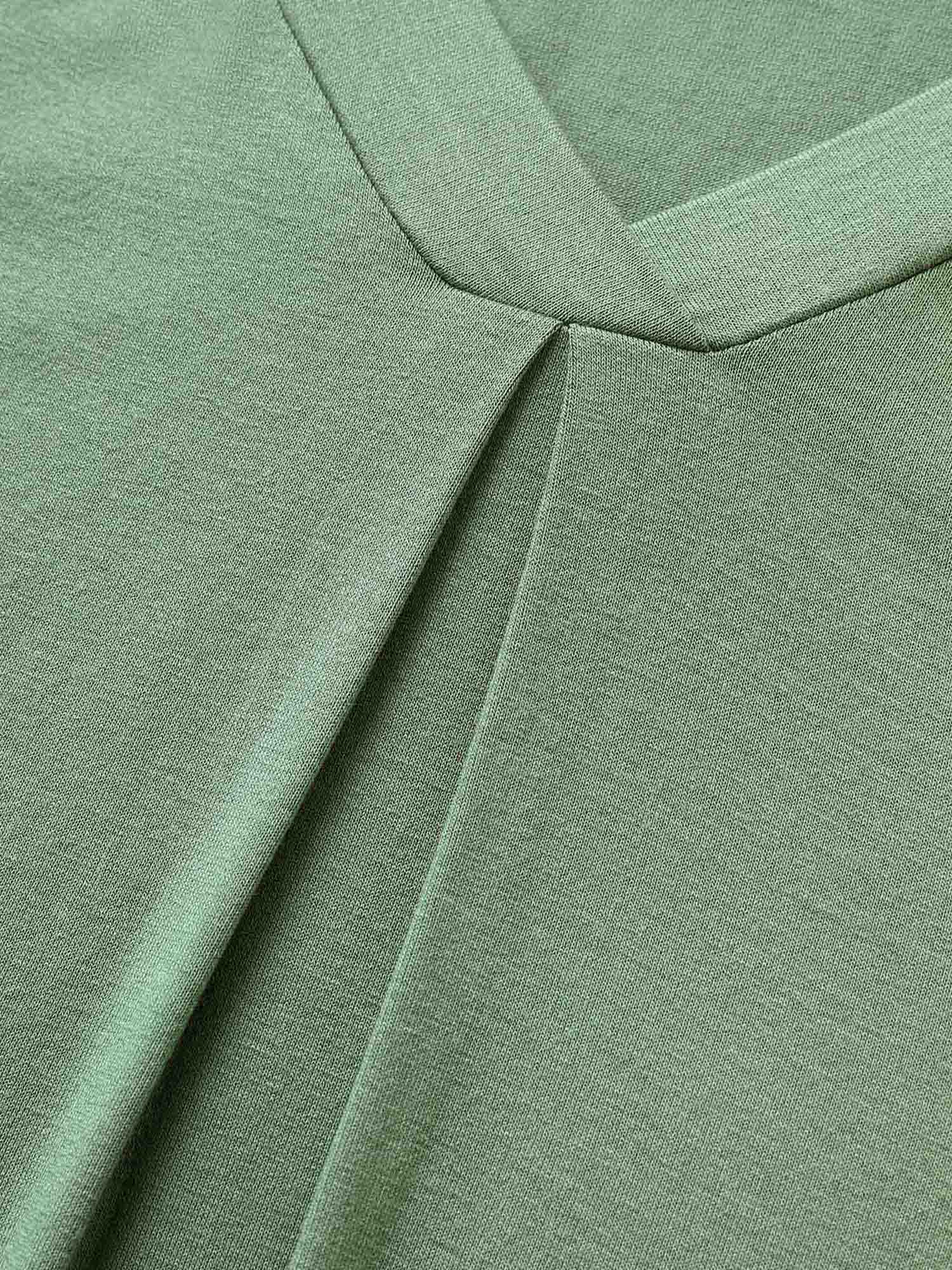 Supersoft Essentials Ruffle Layered Sleeve Pleated T-shirt