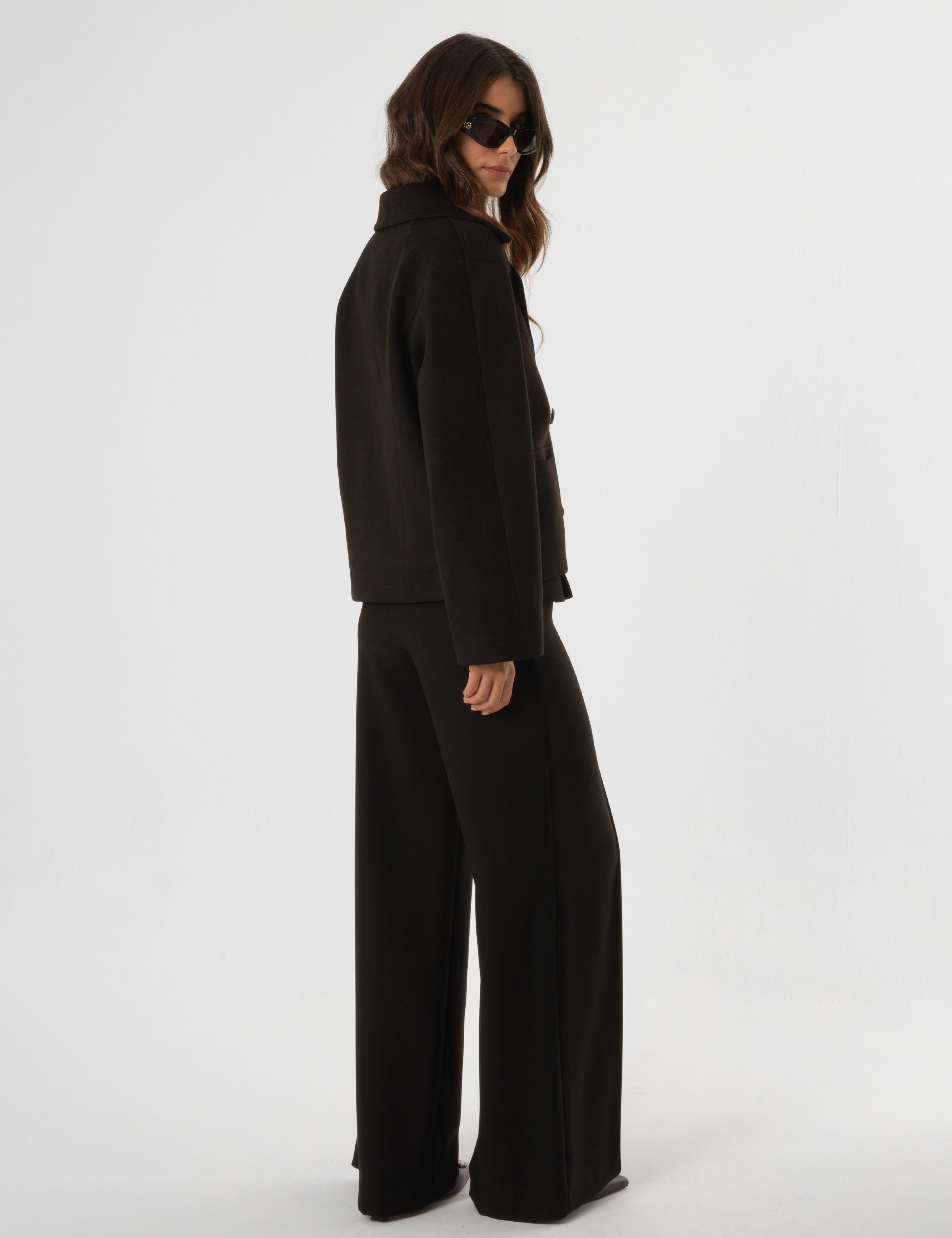 Eitan Black Women's Cashmere Coat